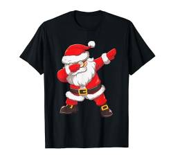 Weihnachtsmann Dabbing Christmas Herren Jungen T-Shirt von Pretees