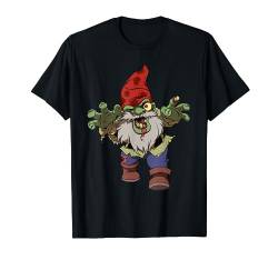 Zombie Zwerg Gnome Lustiges Halloween Männer Frauen T-Shirt von Pretees