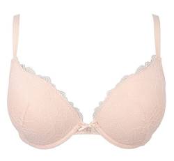 Pretty Polly Damen Lola Stiefe BH, Beige (Nude Tea Rose Nude), 75D (Herstellergröße: 34D) von Pretty Polly