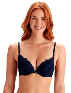 Pretty Polly Damen Lola Stiefe BH, Blau (MIDN Midnight), 75D (Herstellergröße: 34D) von Pretty Polly