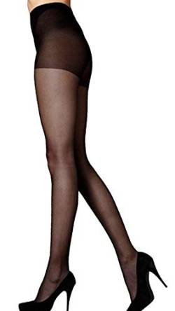 Pretty Polly Damen Strumpfhose Gr. Medium/Large, Barely Black von Pretty Polly