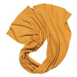 Prettystern 100% Kaschmir 200cm Langer Kuschlig Schal Kaschmirschal Cashmere Scarf Winter Stola - Gelb Grün von Prettystern