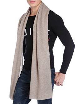 Prettystern Kaschmir Cashmere 200cm extra lang Damen Herren Schal Kaschmirschal Scarf Winter Stola - Braun 2016 von Prettystern