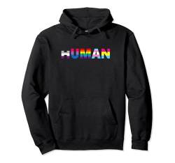 Bisexual Gay Bi Queer Trans LGBTQ Rainbow Regenbogen Human Pullover Hoodie von Pride CSD Parade Outfit LGBT Geschenk Homo Love