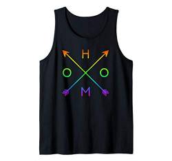 Bisexual Gay Queer Trans LGBTQ Bi Regenbogen Pfeile Homo Tank Top von Pride CSD Parade Outfit LGBT Geschenk Homo Love