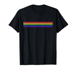 Bisexual Gay Queer Trans Regenbogen Flagge Schwul Streifen T-Shirt von Pride CSD Parade Outfit LGBT Geschenk Homo Love
