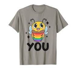 Bee You Gay Pride Regenbogen-Flagge, lesbische Gleichheit Ally LGBT T-Shirt von Pride Month LGBTQ Stuff & LGBT Gifts Men Women