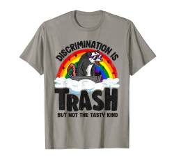 Diskriminierung ist Müll Opossum Regenbogenflagge Gay Pride LGBT T-Shirt von Pride Month LGBTQ Stuff & LGBT Gifts Men Women