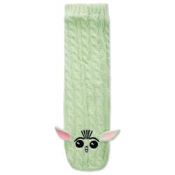 Primark Limited - Baby Yoda Weiche rutschfeste Haussocken - Grün - Grogu The Mandalorian Socken - Für Mädchen und Damen - Offizielle Lizenz - UK 2-5 EUR 35-38, grün, 35-38 von Primark Limited