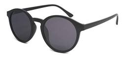 Primetta Runde Retro-Sonnenbrille/Flat Lens Sonnenbrille im Panto-Stil für Damen & Herren F2506329 von Primetta
