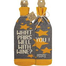 Primitives by Kathy Was passt gut zu Wein? You! Weinflaschenhalter von Primitives by Kathy