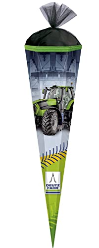 DEUTZ Traktor - Bulldog - Schultüte Zuckertüte - 6-eckig, 85cm von Primus-Versand