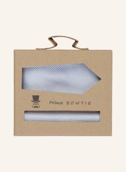 Prince Bowtie Set: Krawatte Und Einstecktuch blau von Prince BOWTIE