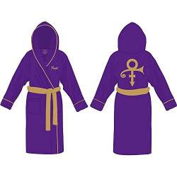 Prince Bademantel Symbol Logo Nue offiziell Purple super soft fleece Unisex S von Prince