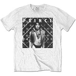 Prince Herren Dirty Mind T-Shirt, Weiß (White White), Large von Prince