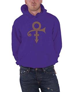 Prince Kapuzenpullover Symbol Purple Rain Nue offiziell Herren Purple Pullover XL von Prince