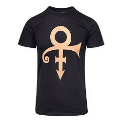Prince Symbol Schwarz T-shirt Offiziell Lizenziert Musik von Prince