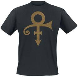 Prince Symbol T-Shirt schwarz XXL von Prince