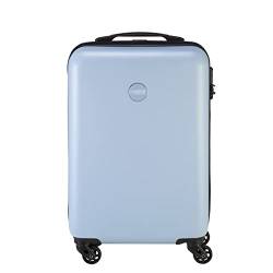 Princess Traveller Handgepäck Koffer - PT01 - Reiskoffer mit 4 Rollen - Poolhouse Blue hellblau - 55cm - Koffer & trolleys - hartschalenkoffer von Princess Traveller