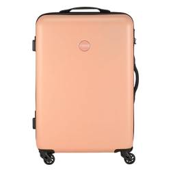Princess Traveller PT01 Scale - Peony Pink - Medium Koffer (67cm Höhe) - Reisekoffer mit integrierter Waage - 4 Rollen - Aus robustem ABS-Material gefertigt - In 3 Farben und Zwei Größen erhältlich von Princess Traveller