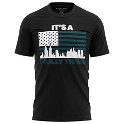 Its a Philly Thing Shirt für Herren, Eagles Shirt, Philidelphia Shirts, Gameday Fußballtrikot für Herren, Schwarz, XL von Printbox Originals
