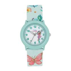 Prinzessin Lillifee Armbanduhr Mädchen Kinder Quarzuhr Analog, mit Textil Armband, Rosa, 3 bar Wasserdicht, Kommt in Uhren Geschenk Box, 2037724 von Prinzessin Lillifee