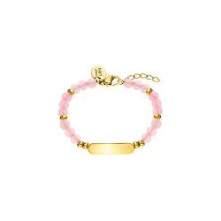 Prinzessin Lillifee Ident-Armband für Mädchen Rosa vergoldet, Kommt in Schmuck Geschenk Box, 2033366 von Prinzessin Lillifee