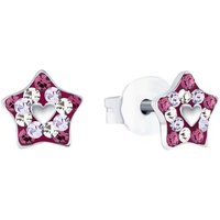 Prinzessin Lillifee Paar Ohrstecker Stern mit Herz, 2035299, mit Preciosa Crystal von Prinzessin Lillifee