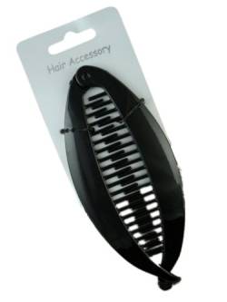 14cm Black Banana Fish Hair Clip Grip Clamp Comb von Pritties Accessories