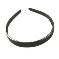 Black Plastic Alice Hair Band Headband 1.5cm (0.6) Wide by Pritties Accessories von Pritties Accessories