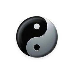 Yin Yang Anstecker von Pritties Accessories