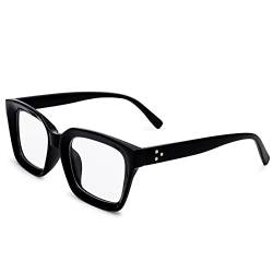 Pro Acme Blaulichtfilter Brille ohne Stärke Damen Herren, Großer Rahmen Blaulichtfilter Brillen Computerbrille von Pro Acme