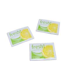 1000 Erfrischungstücher Citrustücher Händehygiene Tüchlein Premium groß mit Citrus Duft einzeln verpackt 60x80mm von Pro DP