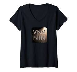 Damen EBM-Nation - Electronic Body Music - PRO-VNV-NTN T-Shirt mit V-Ausschnitt von Pro-EBM