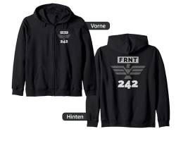 EBM-Front-Jacke - Electronic Body Music - PRO-FRNT-242 Kapuzenjacke von Pro-EBM