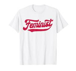 Feminist Retro Vintage 60s 70s Style Women Men Feminism Gift T-Shirt von Pro Feminism Feminist