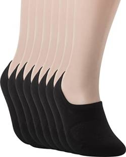 Pro Mountain No Show Socken – Sportschuhe aus Baumwolle für Damen und Herren - Schwarz - S(US Damen Schuhe 5.5~7.5, Größe 9) von Pro Mountain