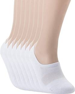 Pro Mountain Sportsocken, aus Baumwolle, mit zusätzlicher Polsterung an den Zehen Gr. Medium(37.5-39.5 EU=38-40 EU, 42), White 8pairs M-size von Pro Mountain