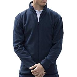 Pro RTX Pro Micro Fleece Jacke | Leichte Arbeitsjacke für Männer | Vielseitige Herren Frühlingsjacke | Navy, 3XL von Pro RTX