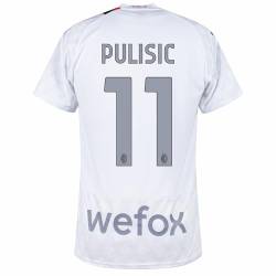 Pulisic 11# Mailand Auswärtstrikot 2023/24, Weiss/opulenter Garten, XX-Large von Pro Soccer Specialists
