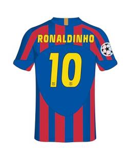 Ronaldinho Barca #10 Home Soccer Jersey 2004/2005, rot / blau, XX-Large von Pro Soccer Specialists
