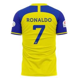 Ronaldo 7# Al NASSR Heimtrikot 2022/23, gelb, L von Pro Soccer Specialists