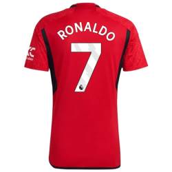 Ronaldo #7 Manchester Utd Home Soccer Jersey 2023/24, Rot/Ausflug, einfarbig (Getaway Solids), XX-Large von Pro Soccer Specialists