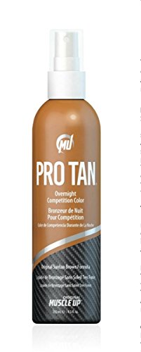 Pro Tan Overnight Competition Colour Original Suntan Brown Bronzing Formula with Foam Pad - 250 ml von Pro Tan
