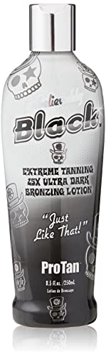 Pro Tan Unbelievably Black Extreme Tanning 25x Ultra Dark Bronzing Lotion 250ml von Pro Tan