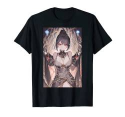 Ästhetisches Goth Anime Girl Soft Grunge Gothic Waifu T-Shirt von Pro Waifu Social Club