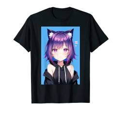 Waifu Neko Anime Cat Girl Japanische Ästhetik T-Shirt von Pro Waifu Social Club