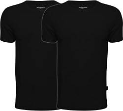 ProActive Men's 2-Pack Bamboo T-Shirt, Black, XL (2er Pack) von ProActive