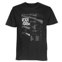 K98 Karabiner Shirt T-Shirt 3XL XXXL von ProTexDruck Textilhandel