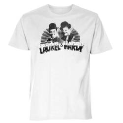 Laurel und Hardy Retro Shirt T-Shirt L von ProTexDruck Textilhandel